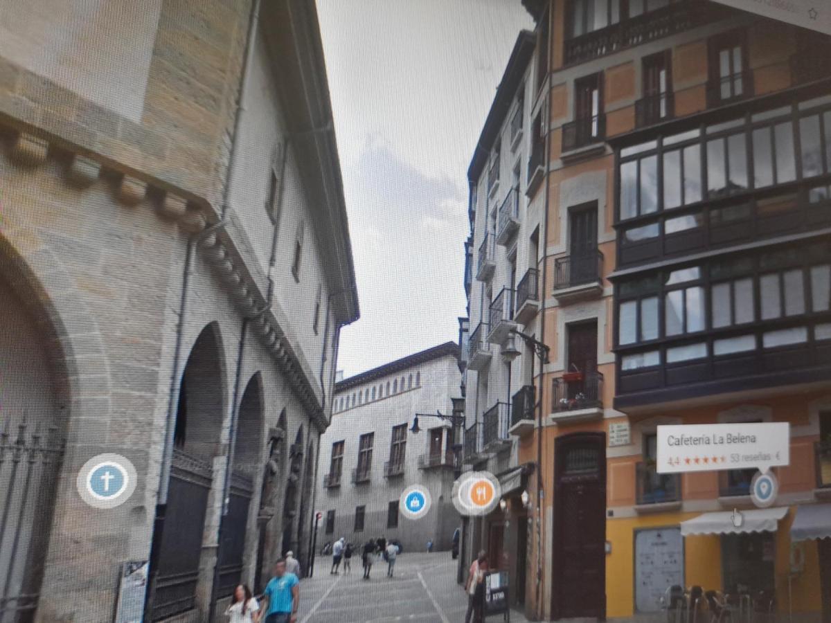Habitación Centro Acceso independiente Pamplona Exterior foto